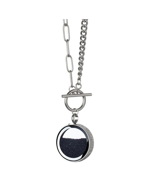 My Little Nature White Handmade Volcanic Sand Necklace With Toggle Clasp