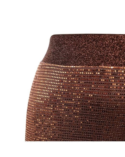 Me & Thee Brown Neutrals Leftfield Copper Sequin Trousers