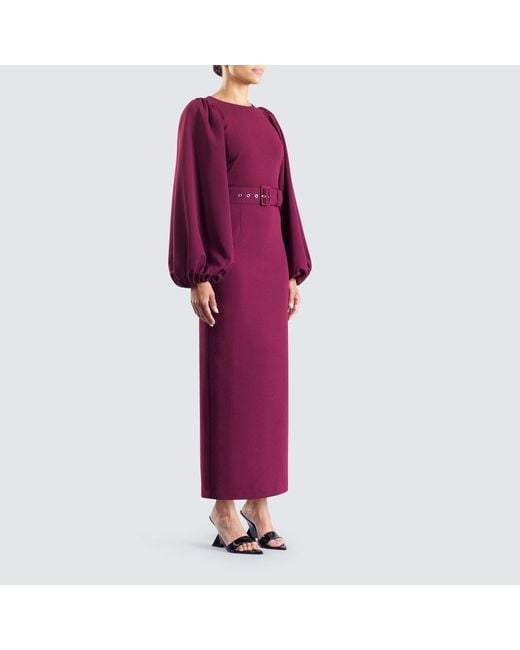 Meem Label Purple Willow Plum Dress
