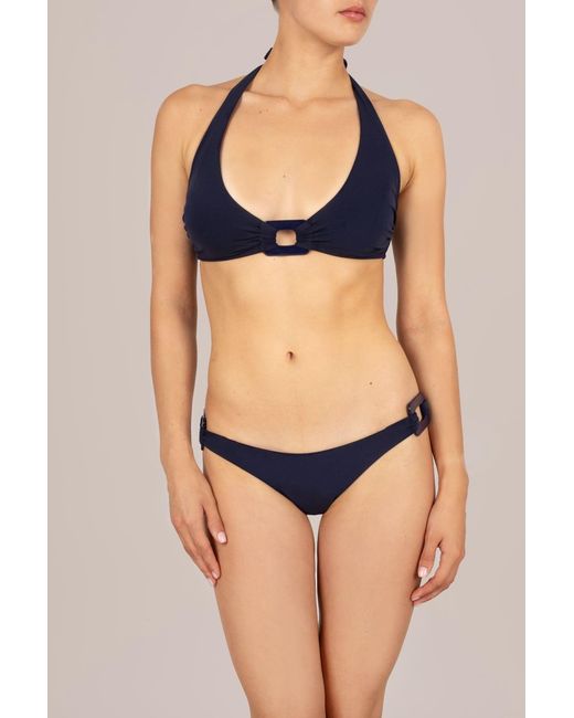 Kikki-G Swimwear Blue Beatrice Halter Top