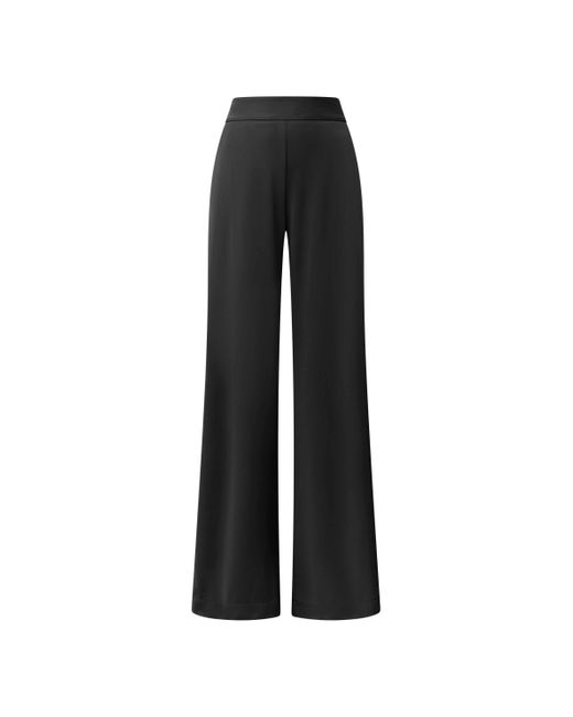 James Lakeland Black Wide-Leg Trousers