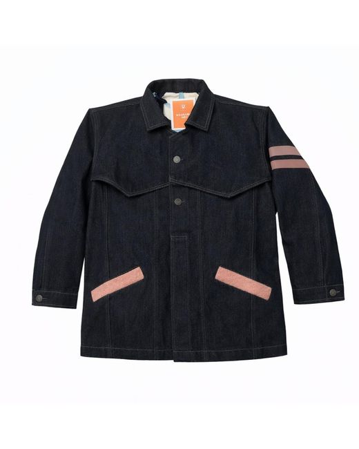 Zasta Studio Blue Denim Wearable Article V Oversized Denim Jacket