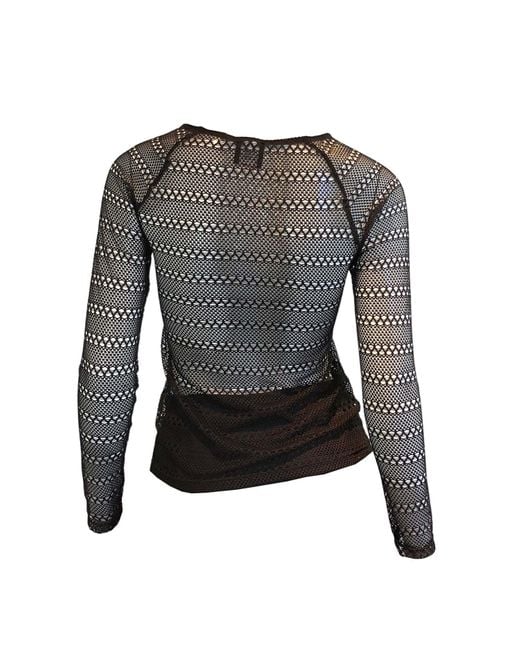 SNIDER Black Biscuit Long Sleeve Top