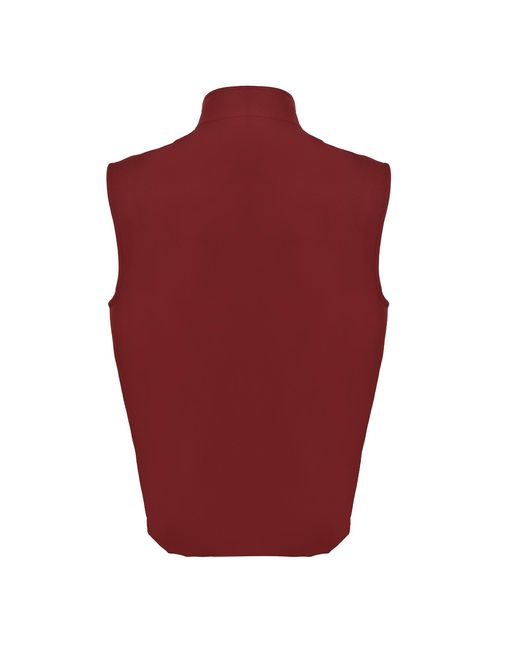 DAVID WEJ Red Ashford Relaxed Gilet for men