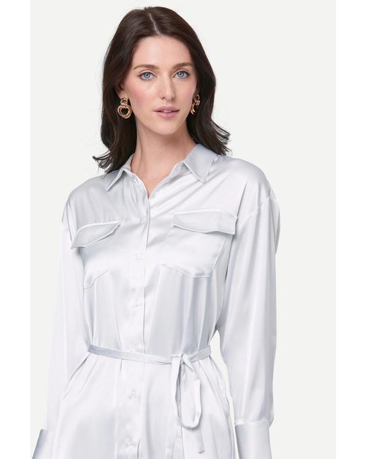 Zafur White Barron Blouse