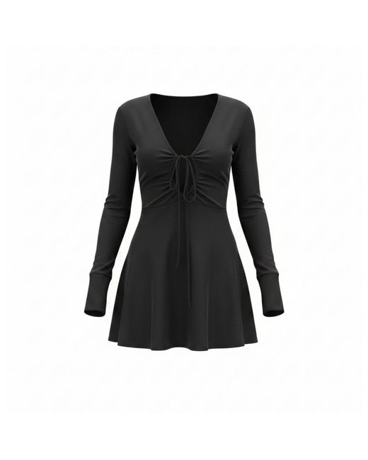 Alia Studio Black Améthyste Mini Dress