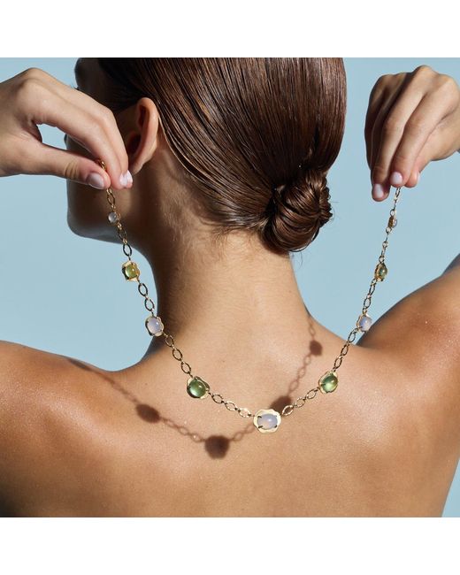 Onia Metallic Water Drop Choker