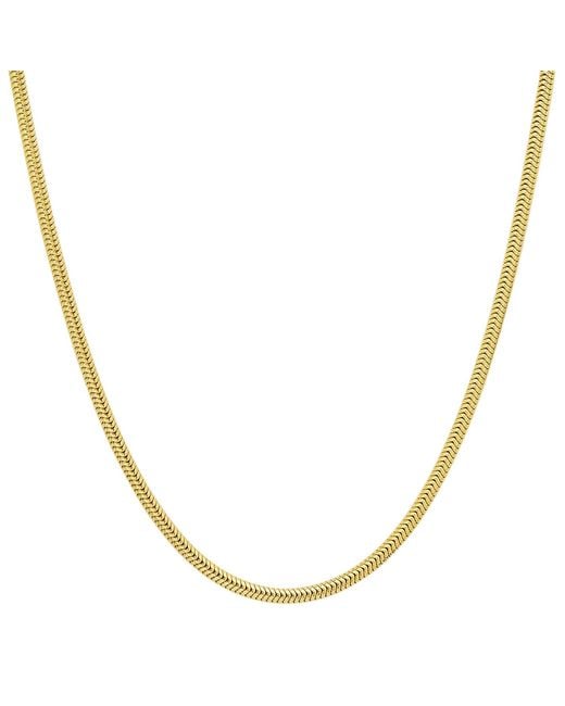 Kylie Harper Metallic Italian Snake Chain for men