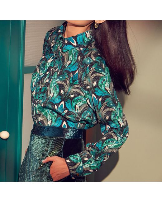 Emma Wallace Blue Lienna Shirt