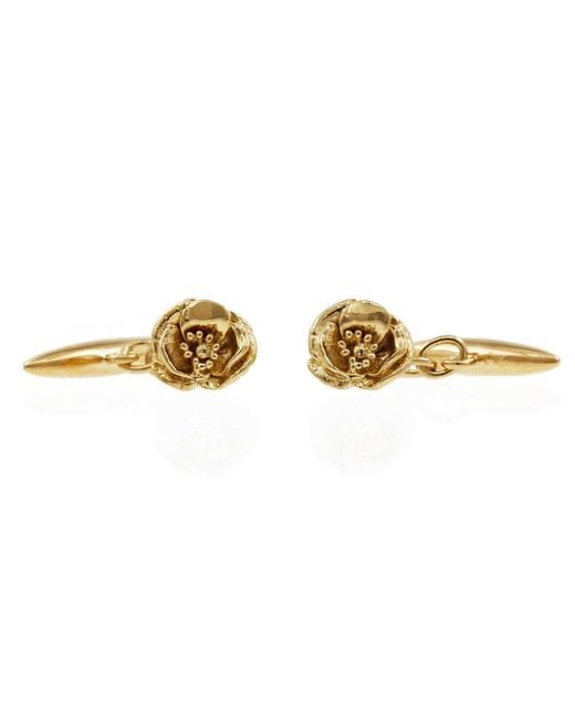 Lee Renee Metallic Poppy Cufflinks for men
