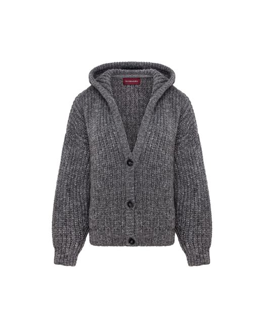 Mandragora Gray Alpaca And Merino Wool Sweater Roye