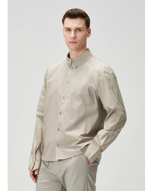 Pcfg Natural Neutrals Pure Cotton Woven Shirt Fit Patch for men