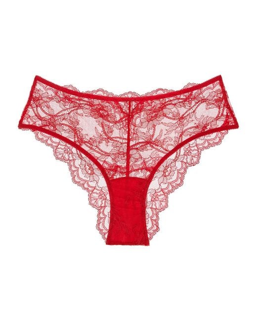 Journelle Red Anais High Waist Brief Scarlet