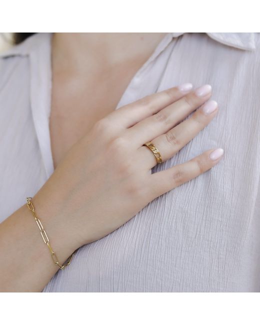 Lei & Mar Co. Metallic The Asher Ring