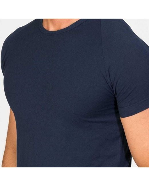 Zd - Zero Defects Blue Round Neck T-Shirt for men