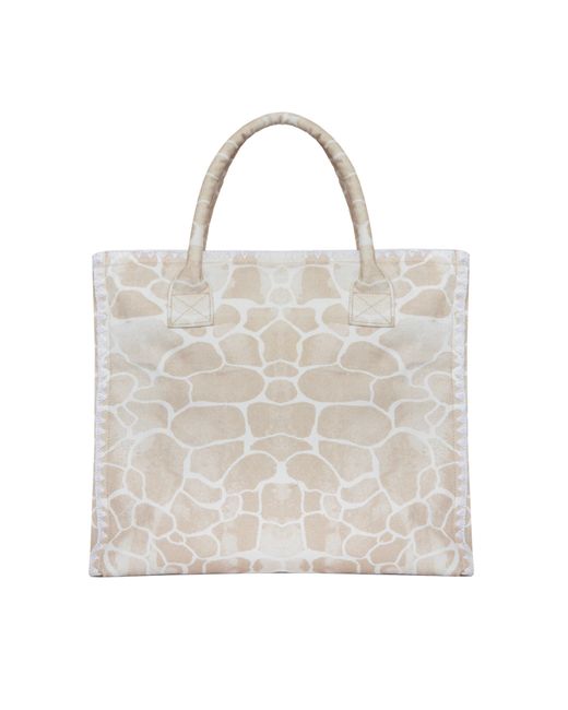Sophia Alexia Natural Neutrals Sand Pebbles Barbados Beach Bag