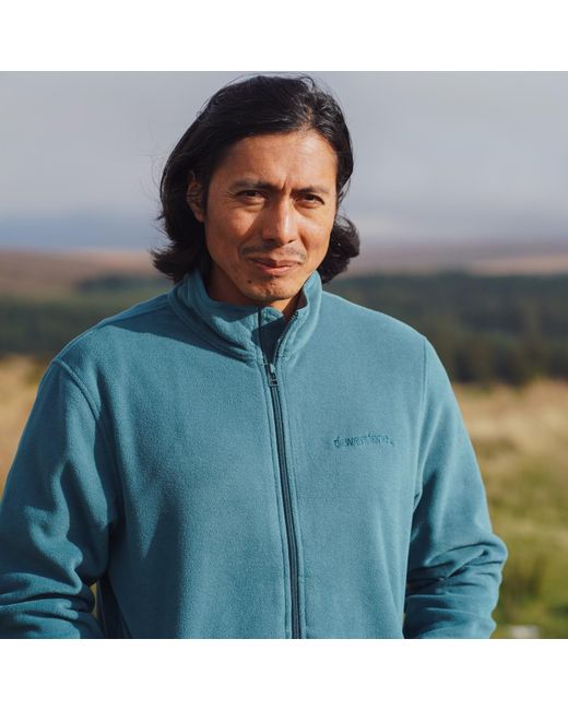 Dewerstone Green Hiker Recycled Polar Fleece Jacket for men