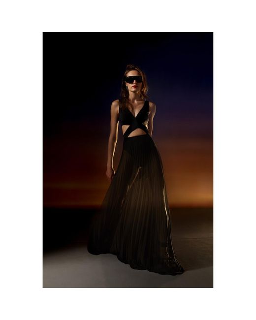 AGGI by HALEWSKI Black Margo Night Fall Skirt