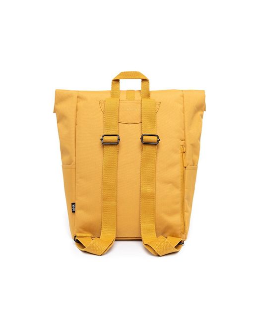 Lefrik Metallic Roll Mini Backpack Mustard