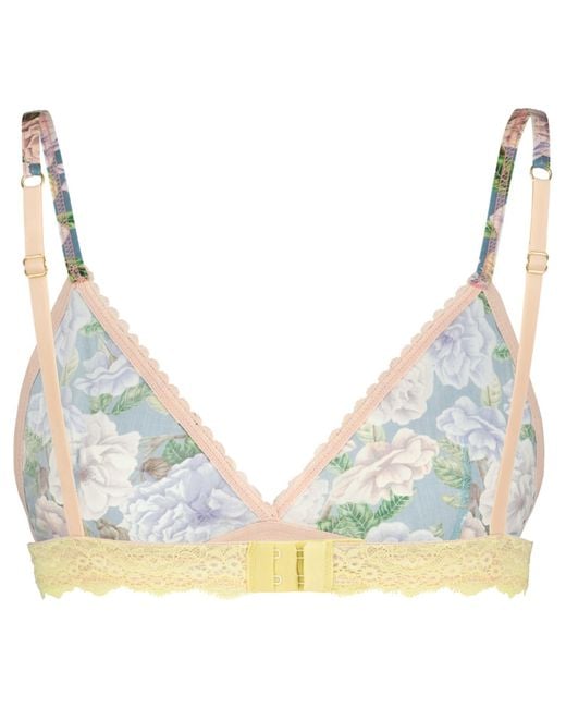 Noblesse Oblige Green Summer Meadow Bralette