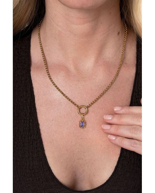 Zynnia Collective Blue February/ Amethyst Birthstone Charm