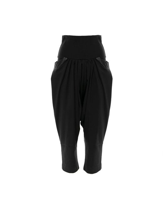 Silvia Serban Black Conical Pleated Pants