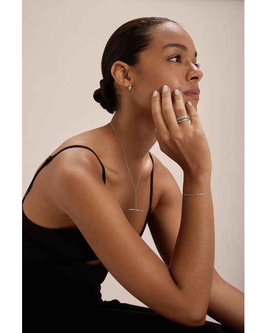 Vanhi Metallic Bamboo Chain Bracelet