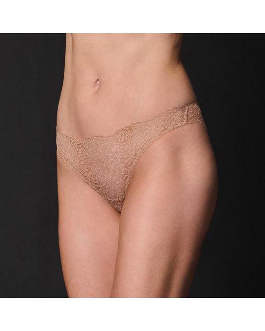 Journelle Pink Neutrals Allegra High Rise Brief Praline
