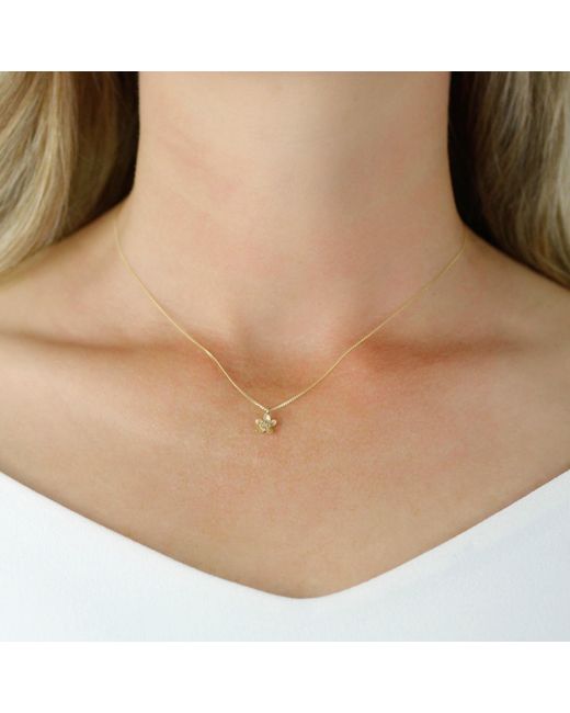 Lee Renee Metallic Cherry Blossom Necklace – Rose Gold