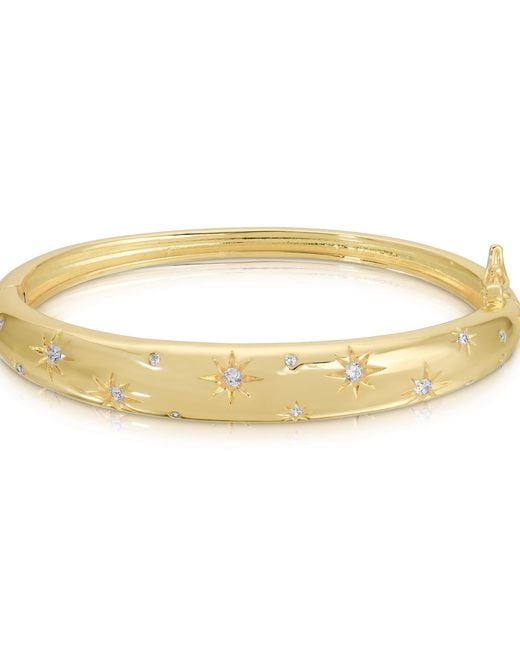 Leeada Jewelry Metallic Stevie Stars Bangle