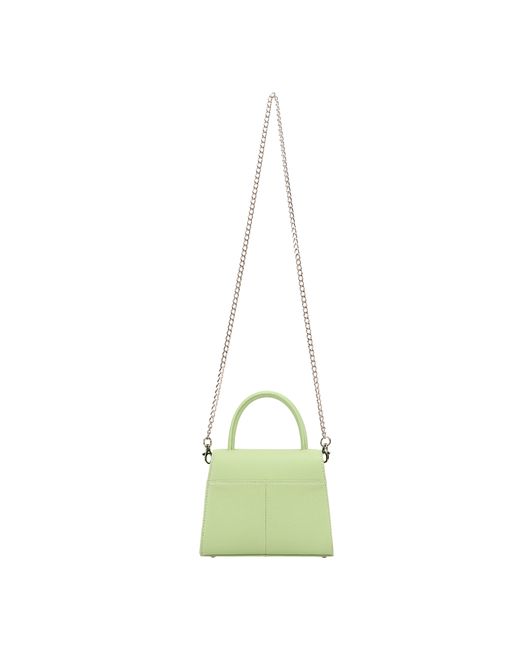 Paul Costelloe Green Cilo Leather Crossbody Bag