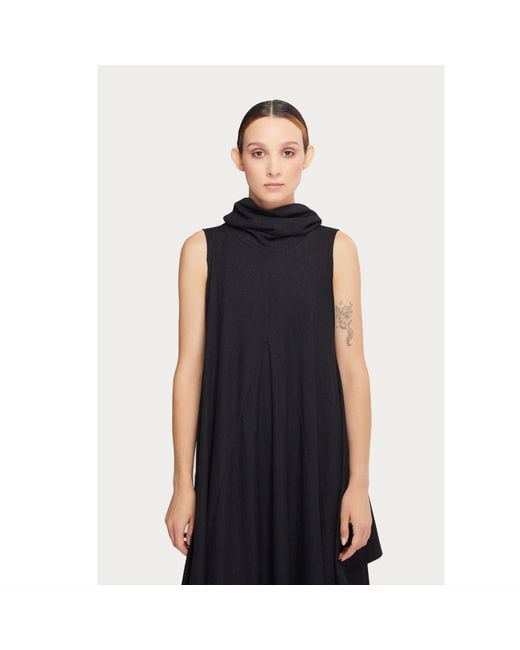 Julia Allert Black Two-Piece Set Knit Dress And Pants