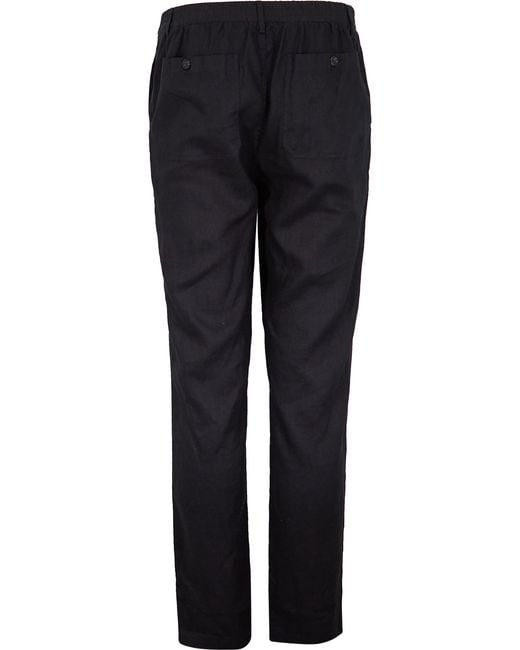 Lords of Harlech Blue Devon Linen Pant for men