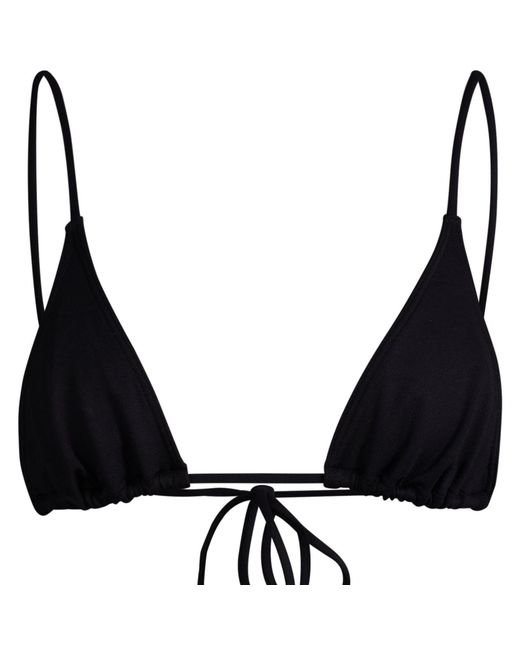 Minimale Animale Black Sacred Tie Back Tassel Bikini Top
