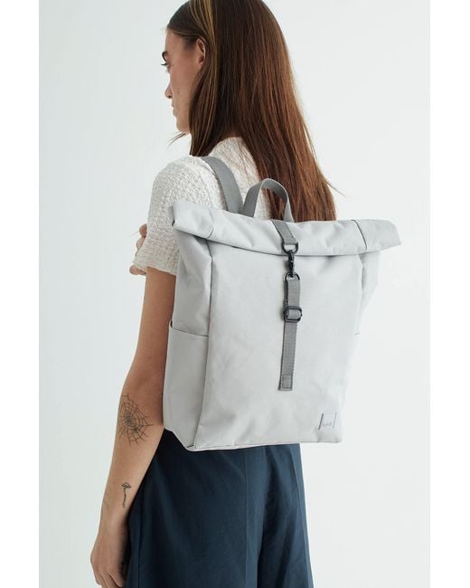 Lefrik White Roll Mini Backpack Cool