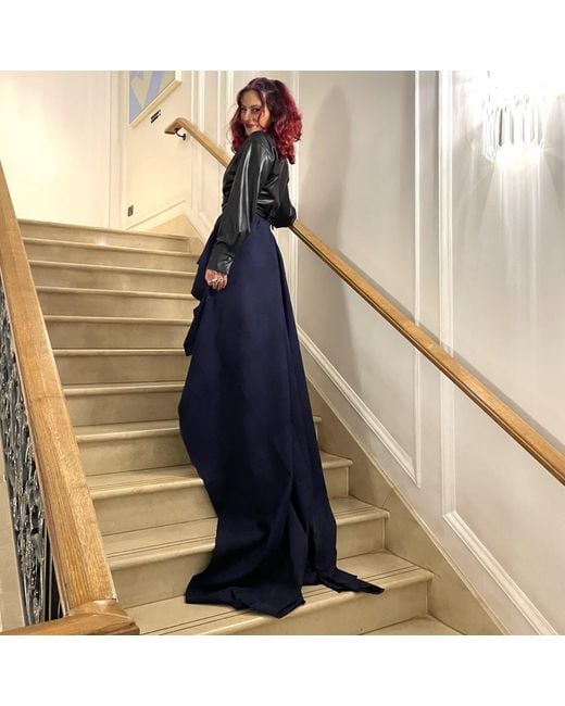 Sarah Regensburger Blue Warrior Tartan Dream Dress