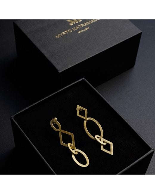 Myrto Katramadou Jewellery Metallic Harmony Matte Earrings