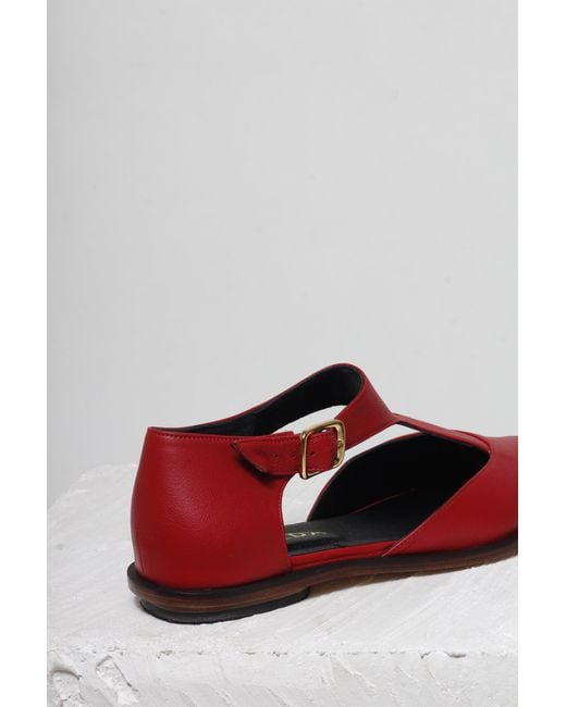 Mafalda Red Carlota Flats
