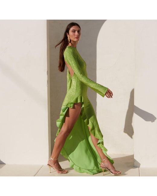 Delfi Collective Green Rosalia/Neon Dress