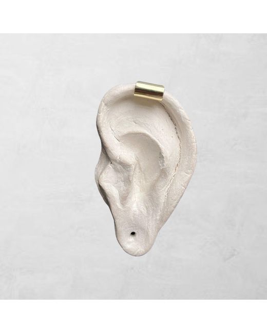 London Atelier Byproduct Metallic Earlobe Cuff Earring One Piece