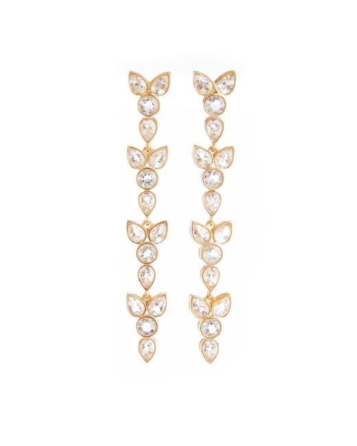 Christina Greene Metallic Maddy Crystal Earrings