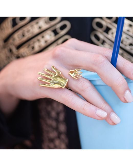 Sophie Simone Designs Metallic Ring Dos Manos