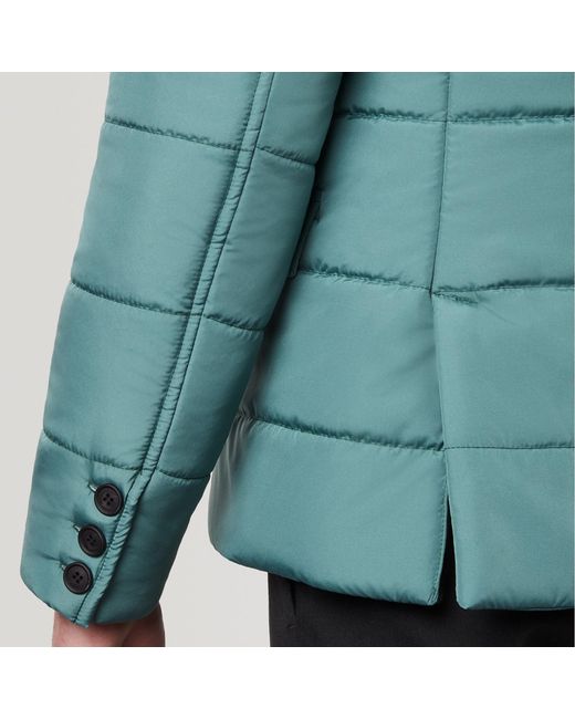SEREN LONDON Blue Puffer Suit Jacket for men