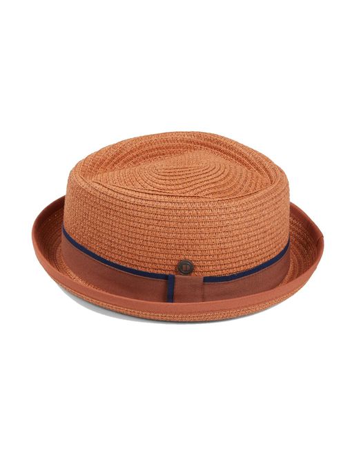 Dasmarca Hats Brown Dasmarca Durban Summer Diamond Crown Light Weight Breathable Porkpie Hat for men
