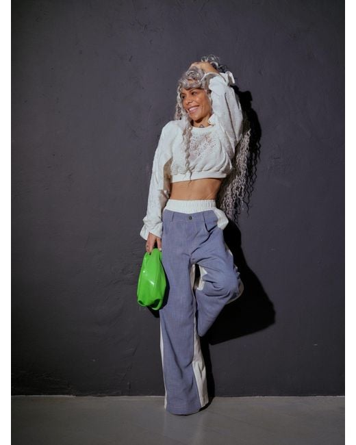 Clothes by Locker Room White Cropped Denim Jacket