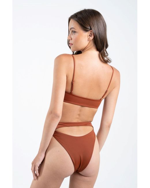 Sunsitiva White Malta Upf Bikini Bottom