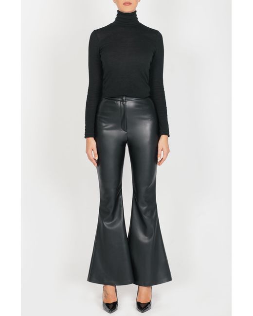 Maison Bogomil Black Bell Bottom Pants