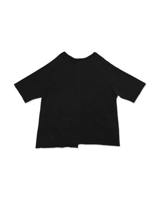 Bradford Row Black The Milos Offset Tee for men