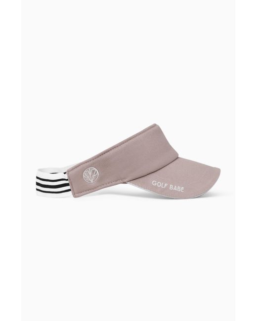 Victoria Paulsen Green Neutrals Golf Babe Visor- Taupe