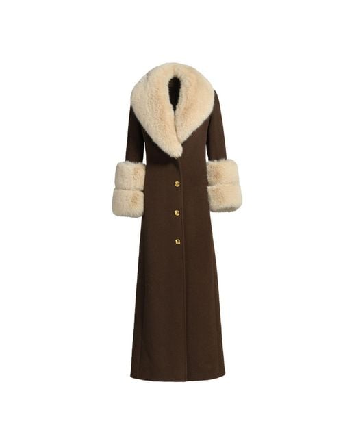 Hortons England Brown Huntington Chocolate & Cashmere Coat